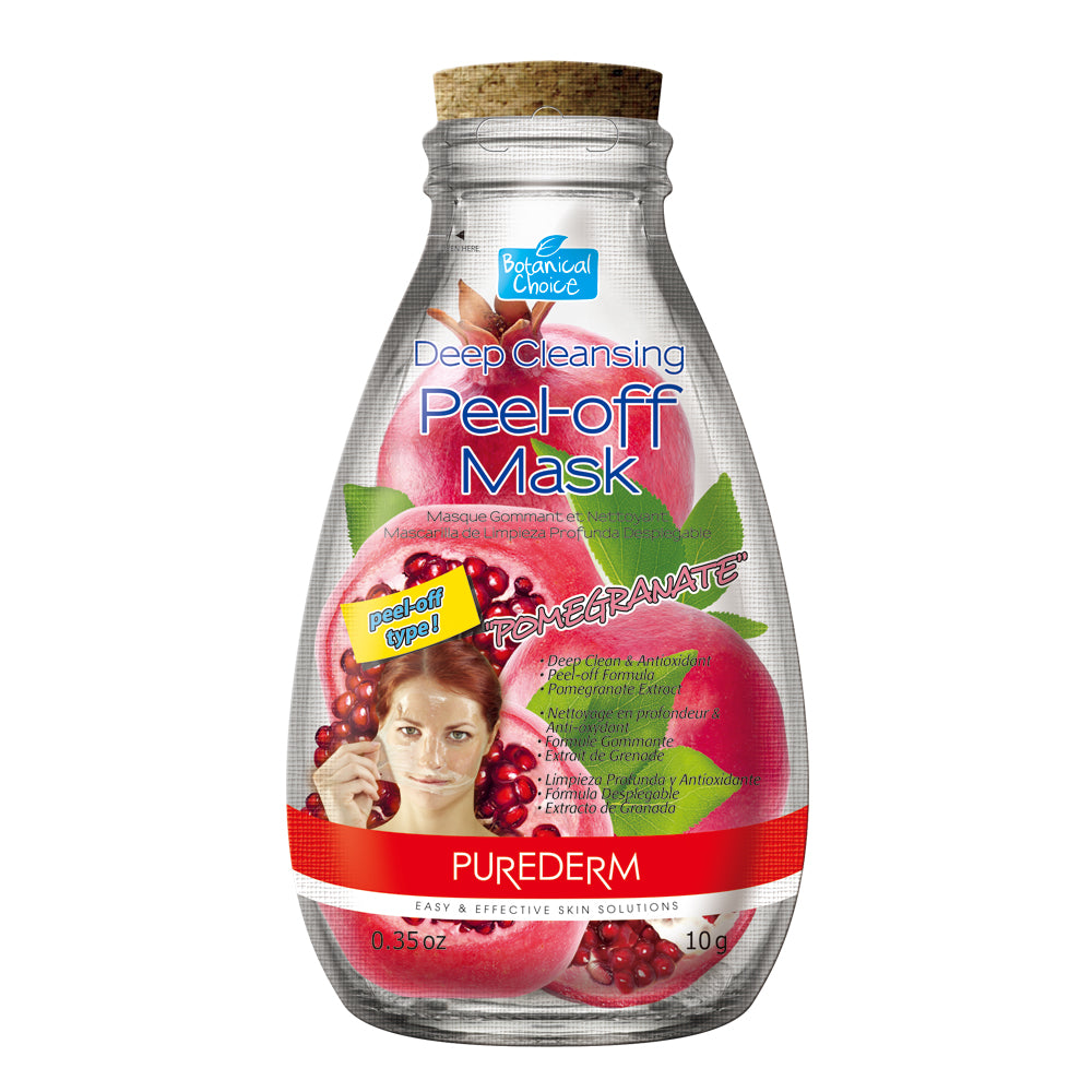 Purederm Botanical Choice Deep Cleansing Peel-off Mask Pomegranate