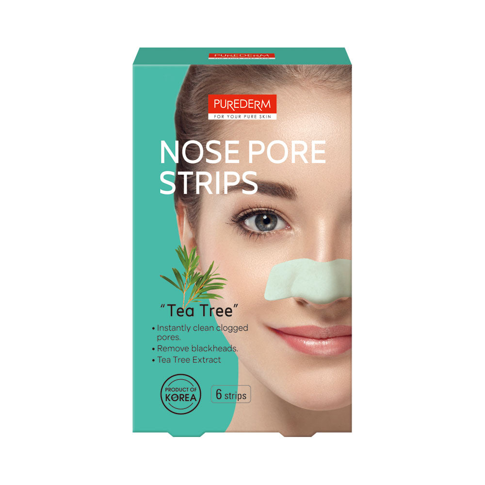 Purederm Botanical Choice Nose Pore Strips Tea Tree 6 Strips