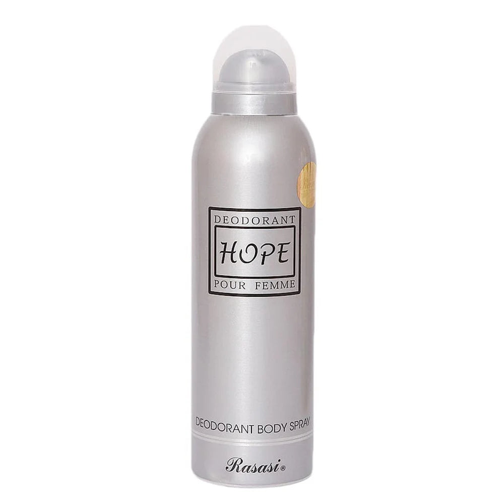 Rasasi Hope Pour Femme Deodorant Body Spray 200 ML – Rozzana.pk