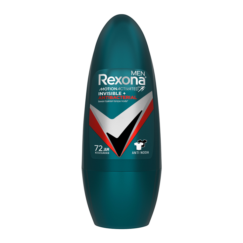 Rexona Men MotionActivated Invisible + AntiBacterial Roll-on 45 ML