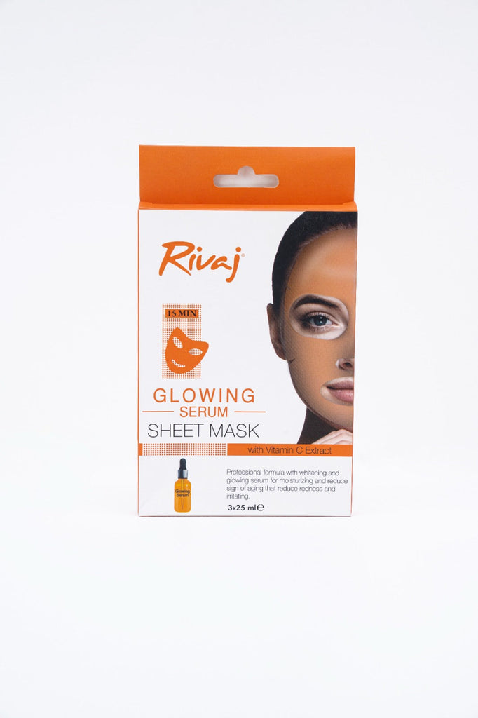Rivaj Glowing Serum Sheet Mask (Box of 3)