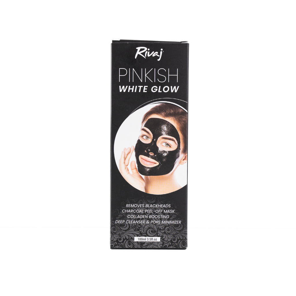 Rivaj Pinkish White Glow Charcoal Peel Off Mask 100 ML