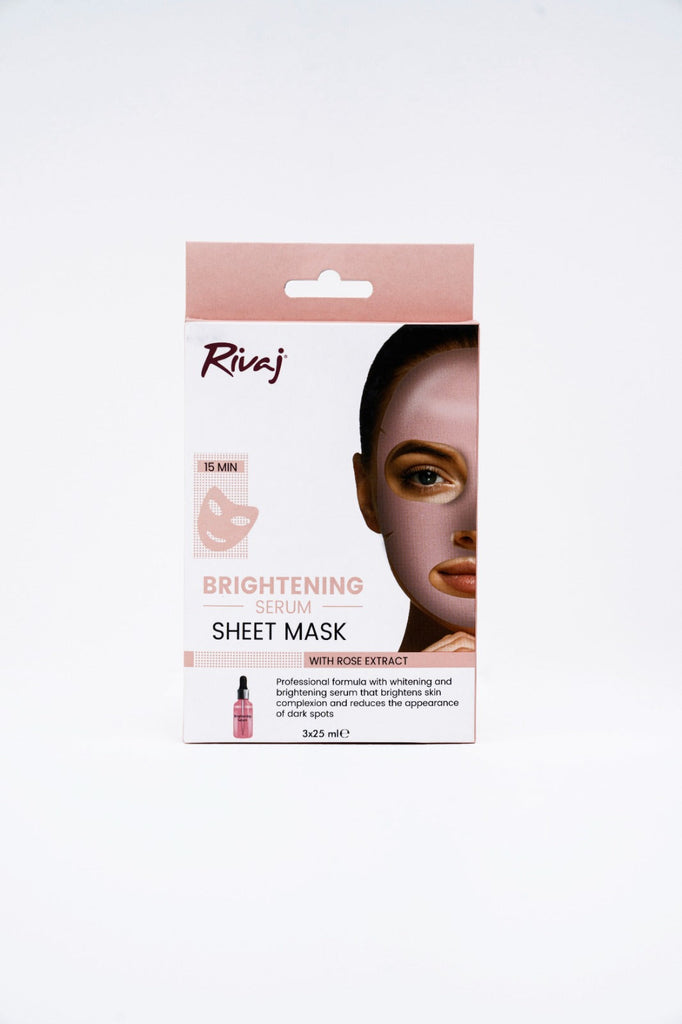 Rivaj Brightening Serum Sheet Mask (Box of 3)