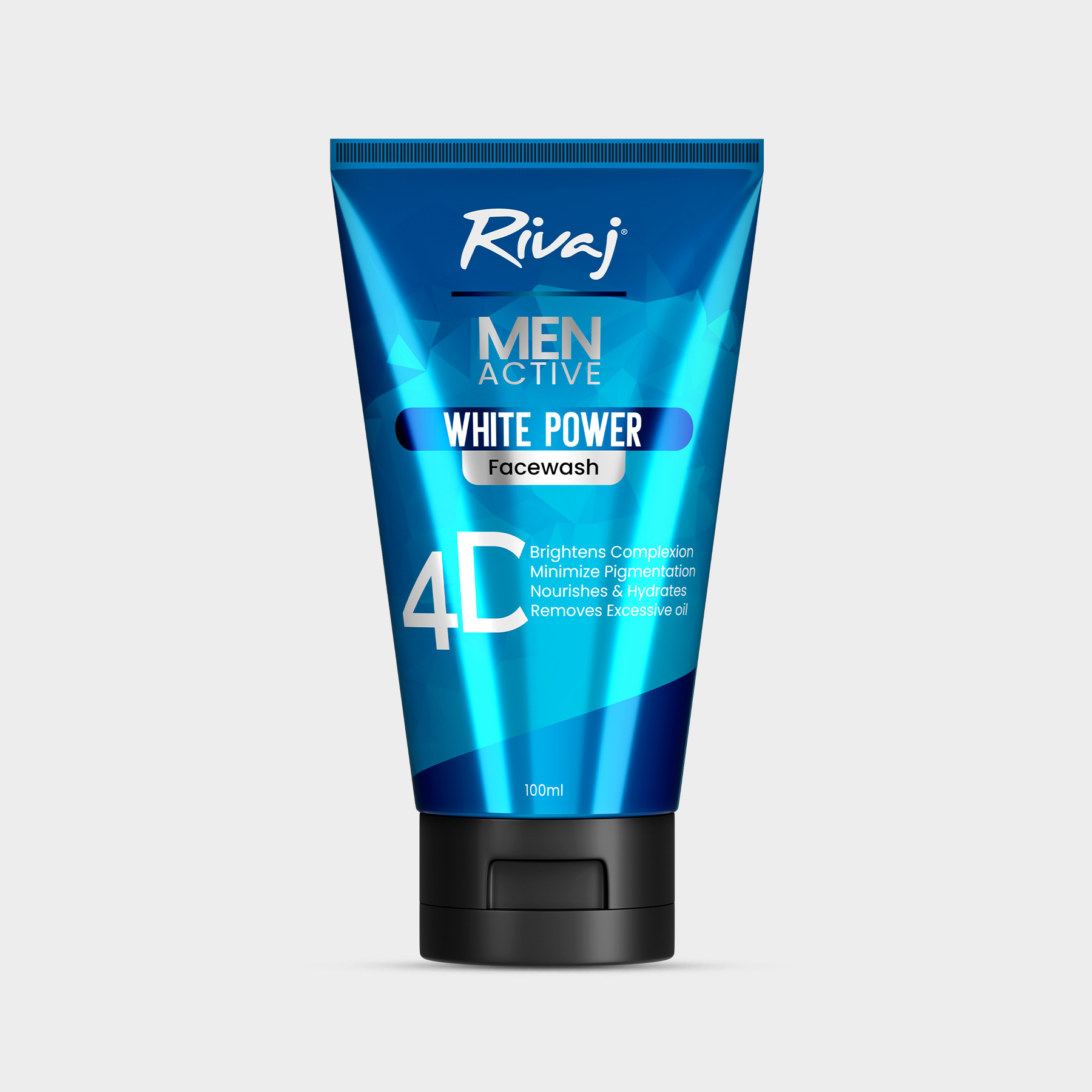 Rivaj UK Men Active White Power Face Wash 100 ML