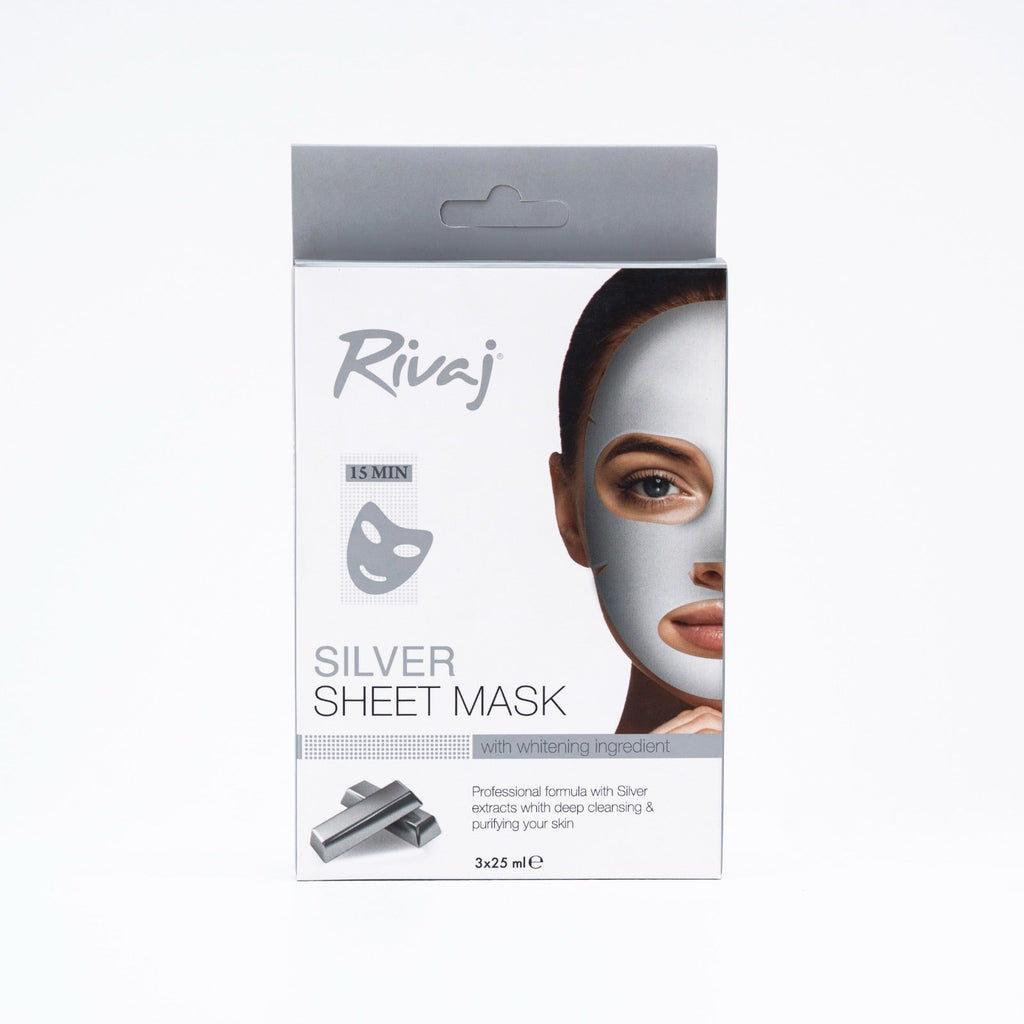 Rivaj Silver Sheet Mask (Box of 3)