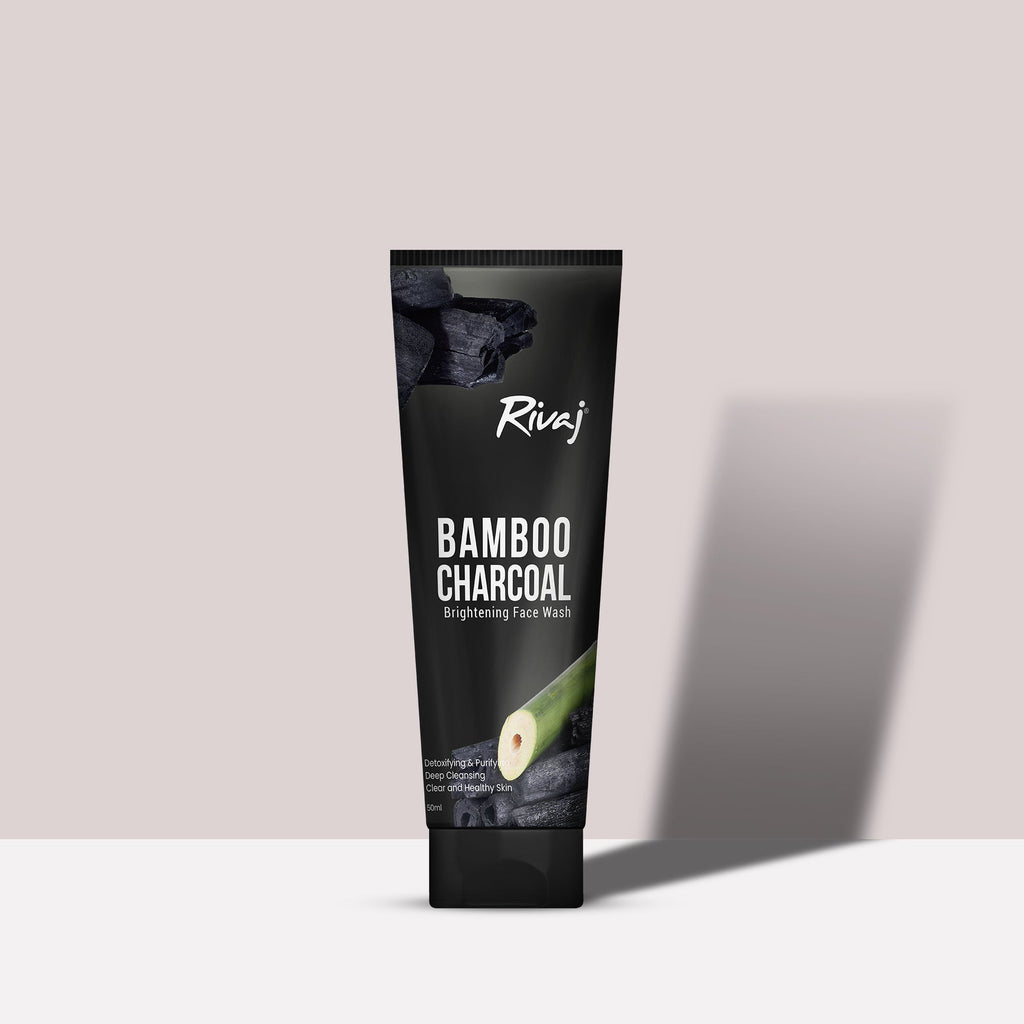 Rivaj Whitening Face Wash Bamboo Charcoal