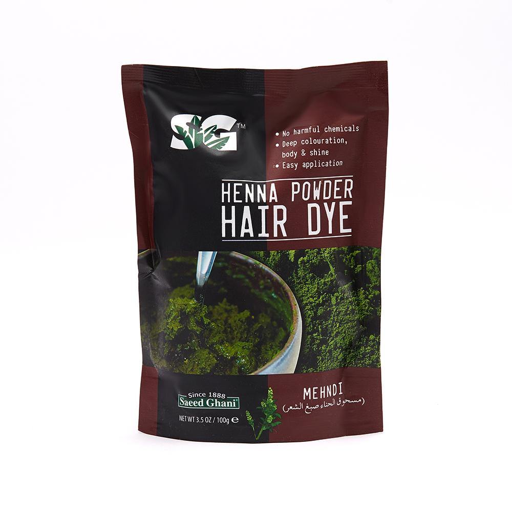 Saeed Ghani Herbal Henna Mehndi Powder Hair Dye 100 GM