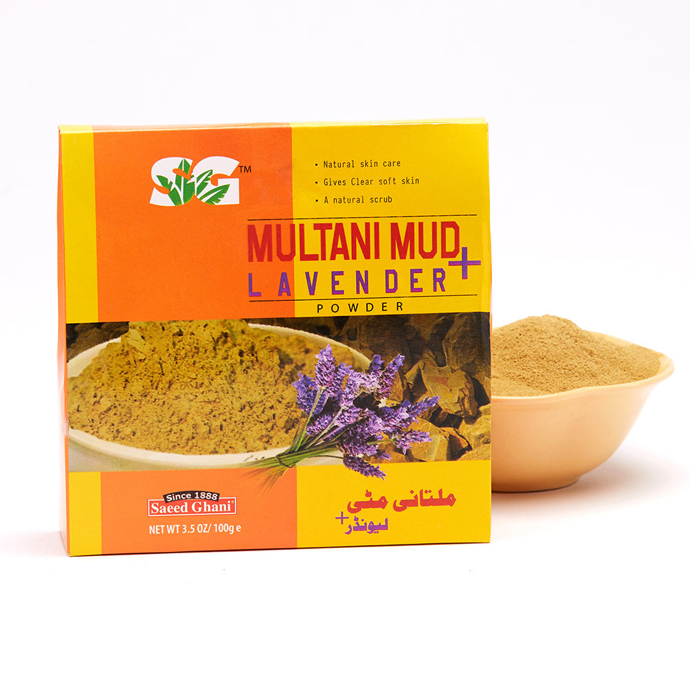 Saeed Ghani Multani Mud Mask Powder + Lavender 100 GM