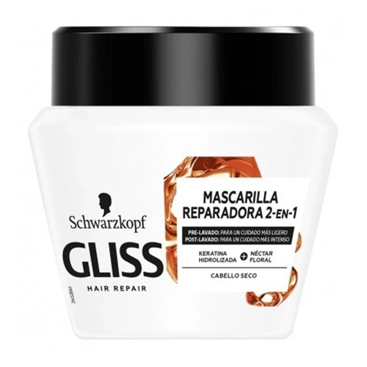 Schwarzkopf Gliss Total Repair 2 In 1 Hair Mask 300 ML