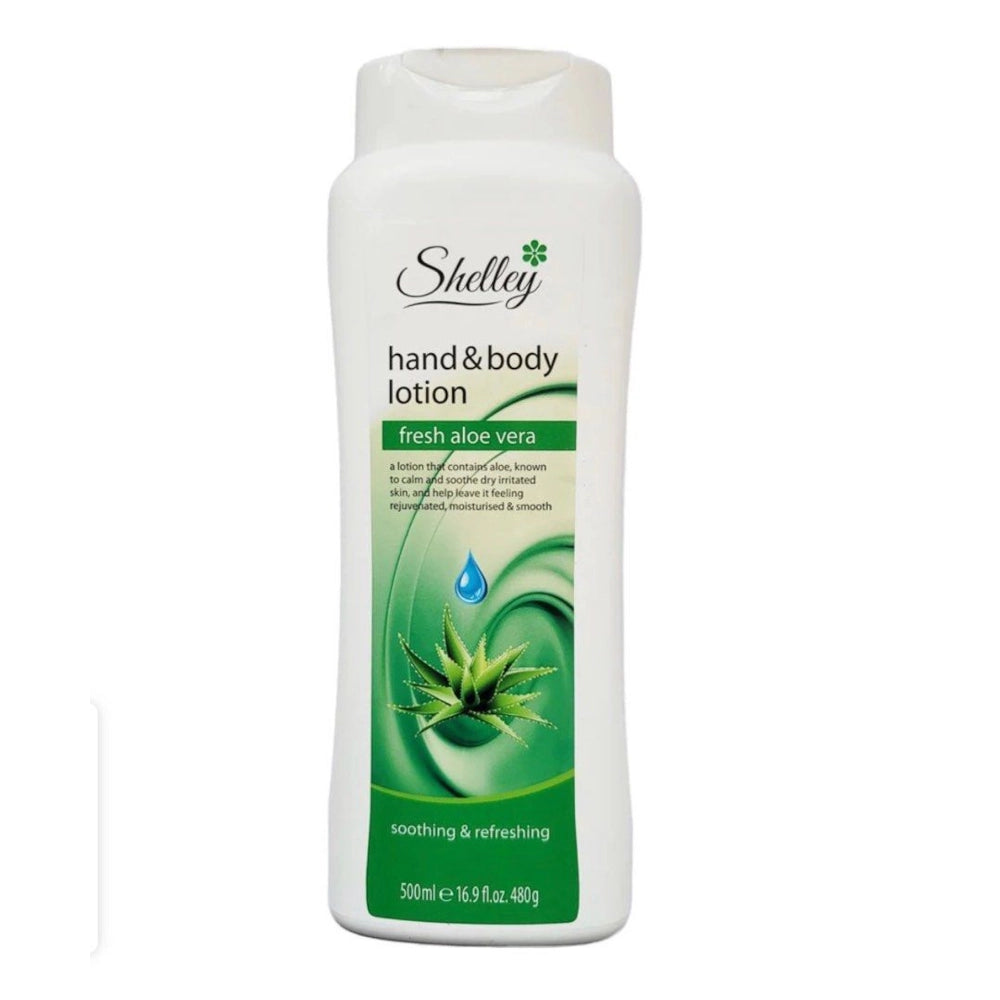 Shelley Hand & Body Lotion Fresh Aloe Vera 500 ML