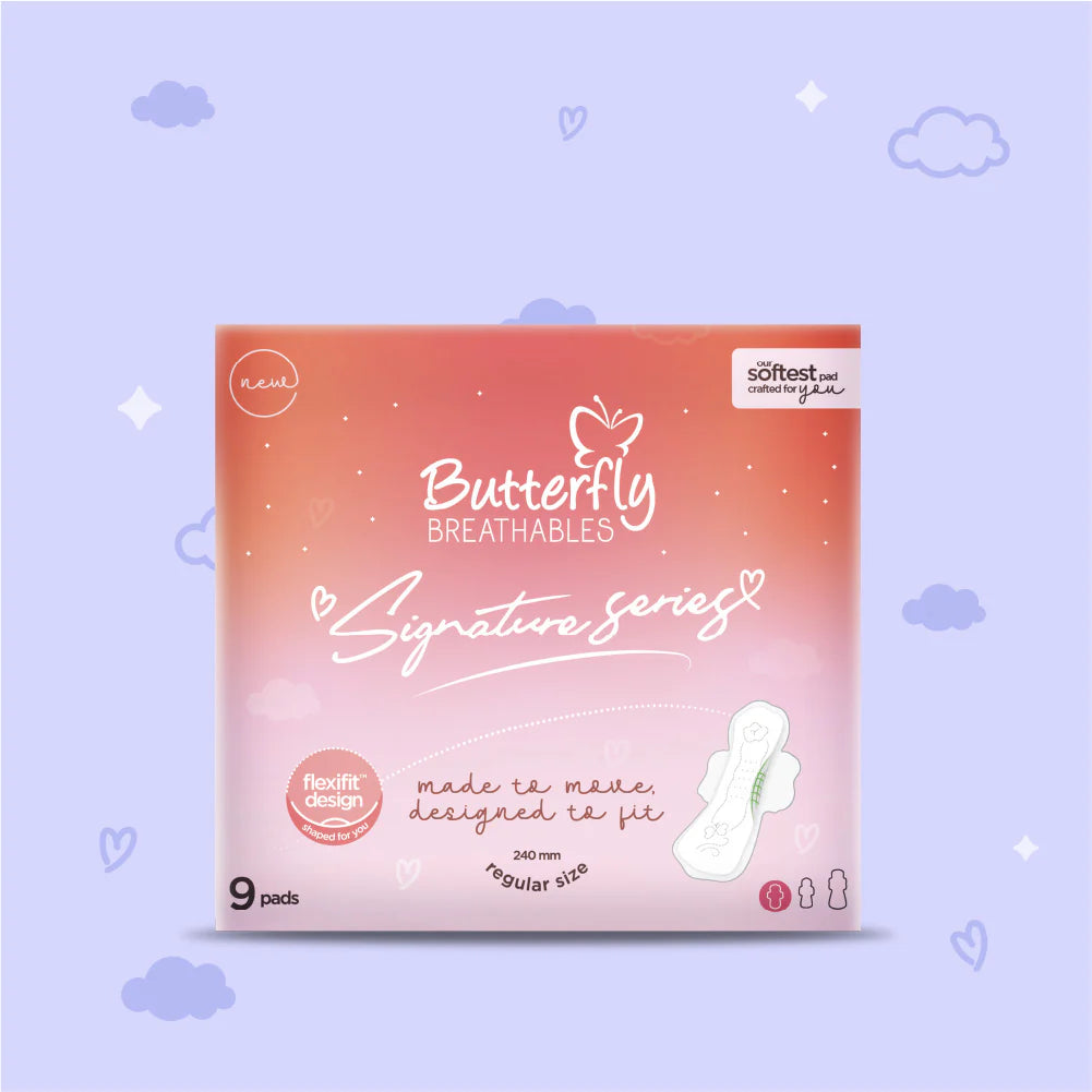 Butterfly Breathables Signature Series Regular 9 Pcs