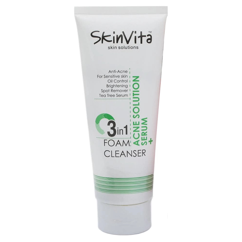 SkinVita 3 in 1 Acne Solution Serum Foam Cleanser 150 ML