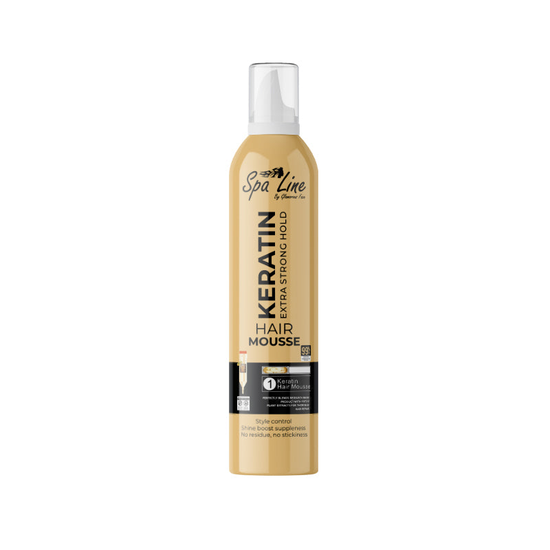 Spa Line Keratin Hair Mousse Extra Strong Hold