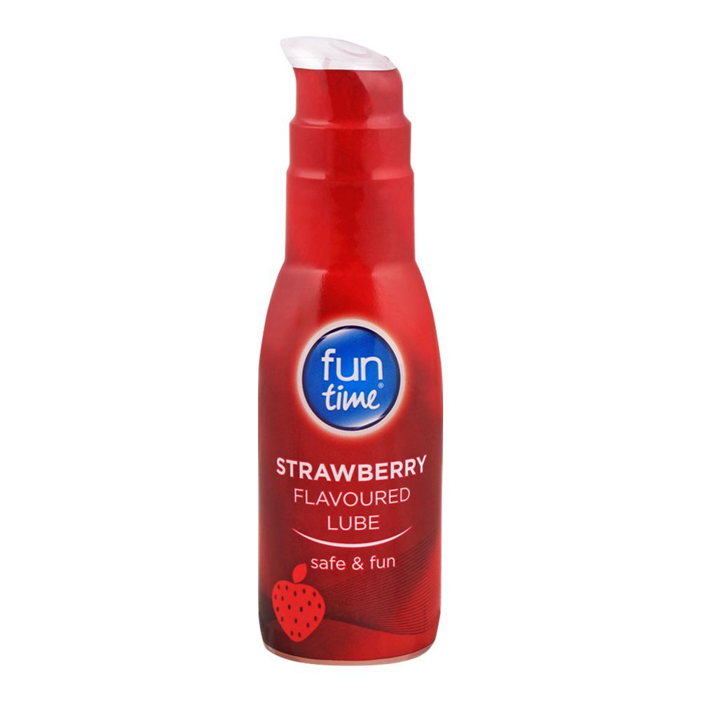 Fun Time Strawberry Flavored Lubricant 75 ML