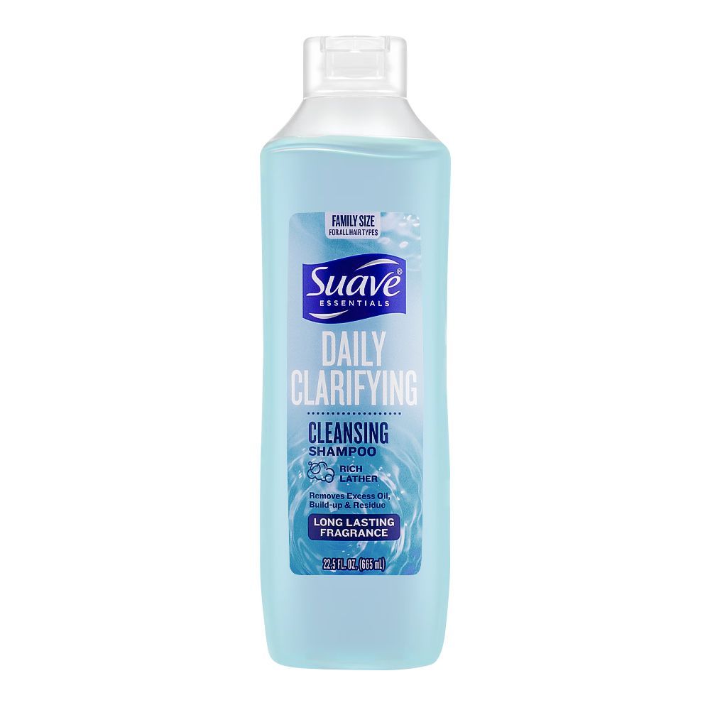 Suave Essentials Daily Clarifying Cleansing Shampoo 665 ML