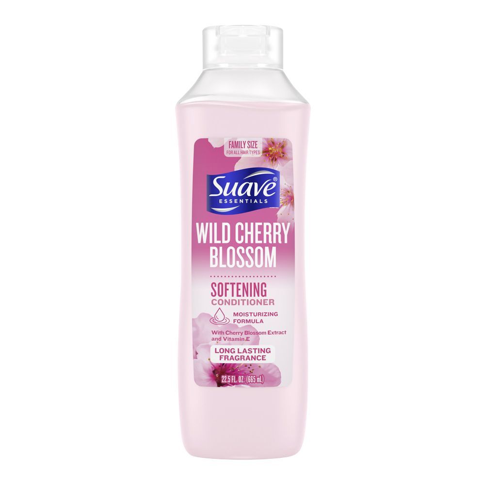 Suave Essentials Wild Cherry Blossom Softening Conditioner 665 ML