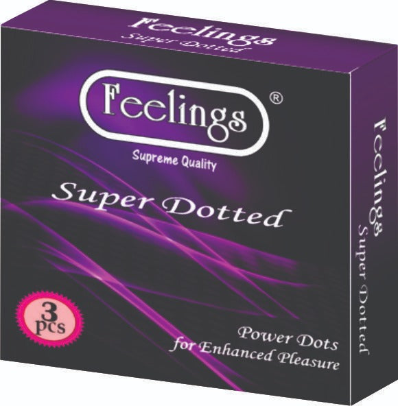 Feelings Super Dotted Condoms
