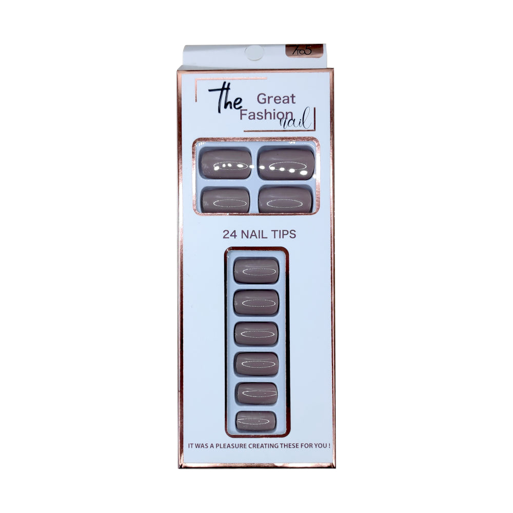 Talklee 7 TO 5 The Great Fashion 24 Nail Tips
