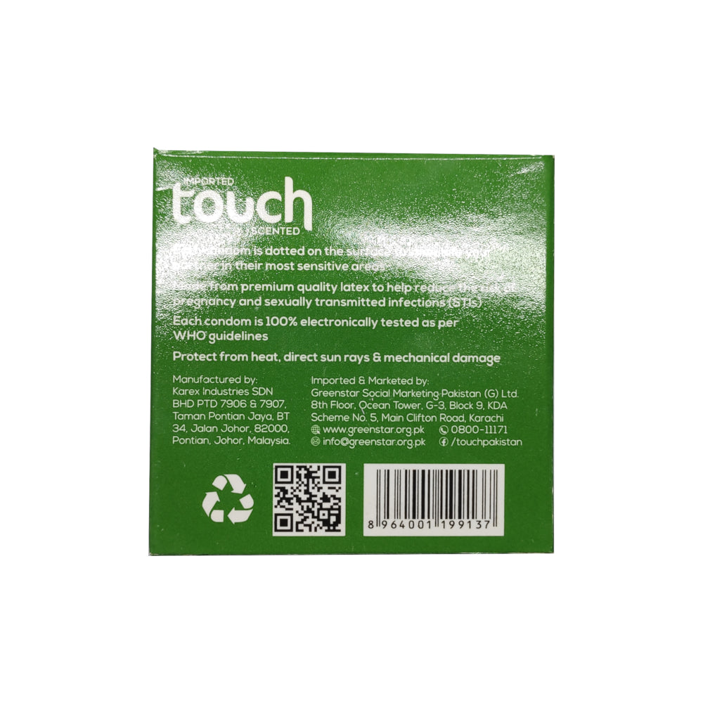 Touch Scented 5 Dotted Condoms – Rozzana.pk