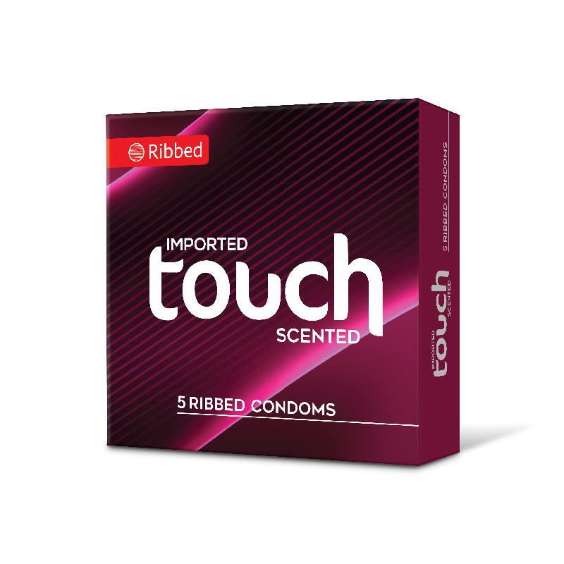 Touch Scented 5 Ribbed Condoms