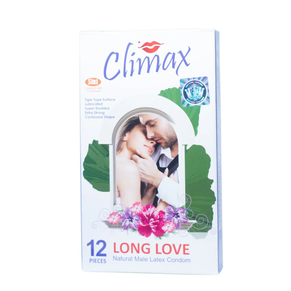 Climax Dotted And Delay Timing Condoms (12 Pieces)