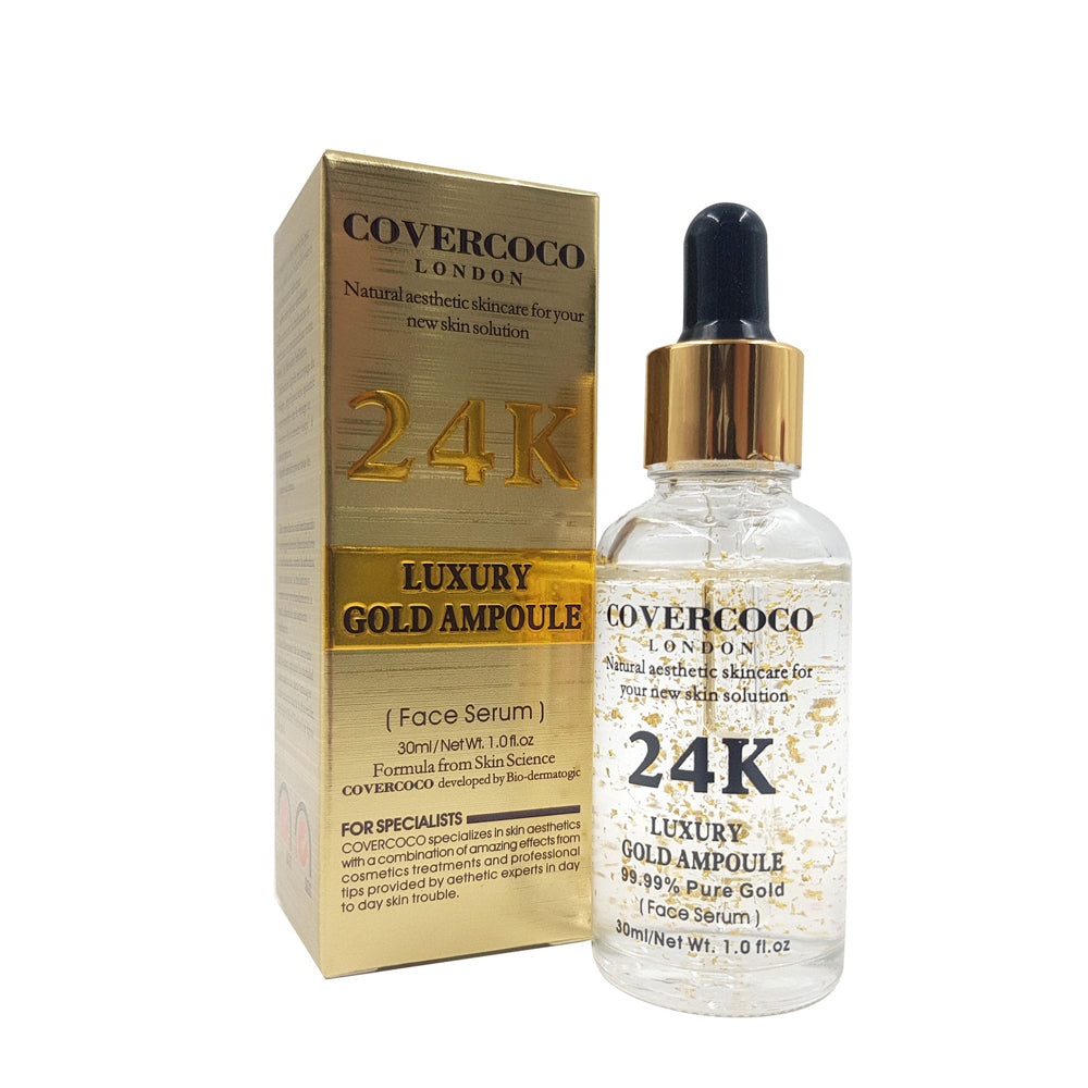 Covercoco London 24K Luxury Gold Ampoule Face Serum 30 ML