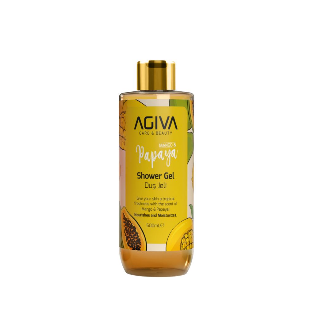 Agiva Care and Beauty Shower Gel Mango Papaya  500 ML