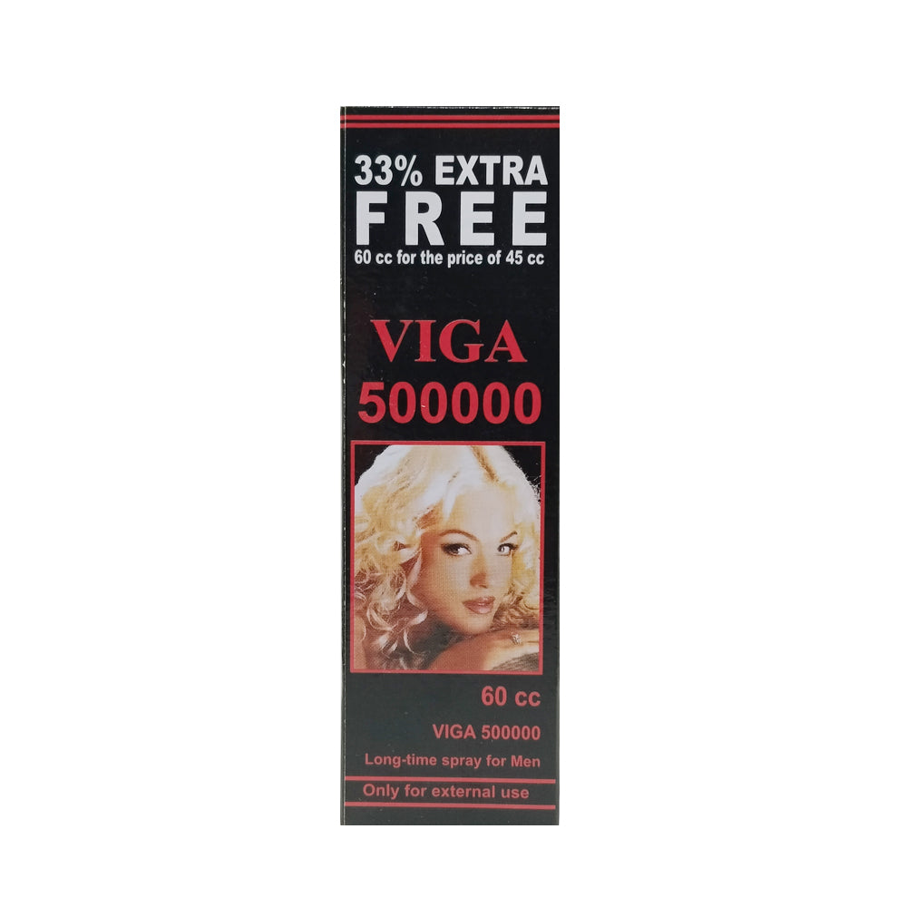 Viga Super 500000 Delay Spray For Men 60CC(33% Extra Free)