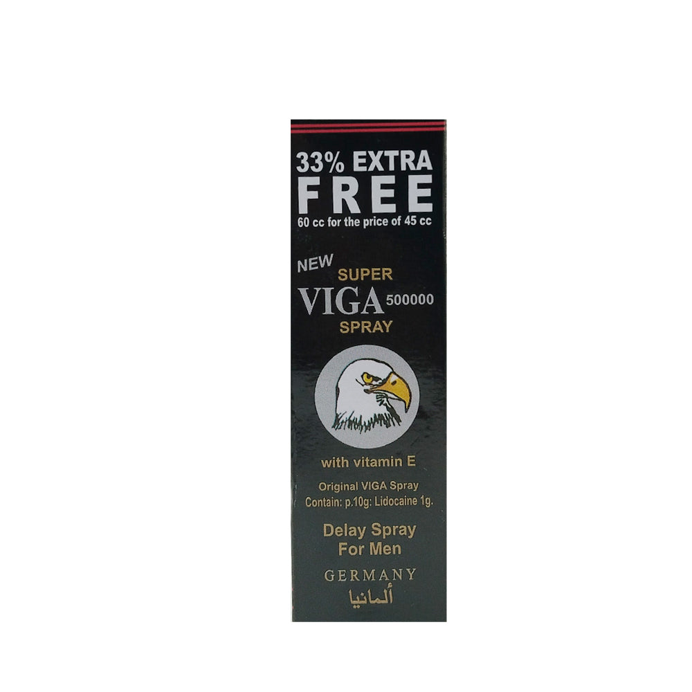 Viga Super 500000 Delay Spray For Men 60CC (33% Extra Free)