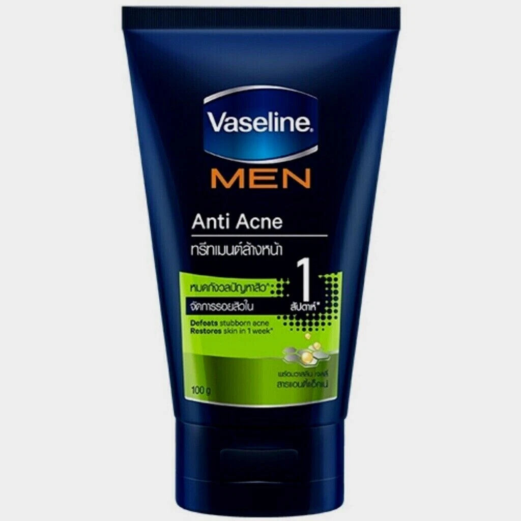 Vaseline Men Anti Acne Face Wash 100 GM