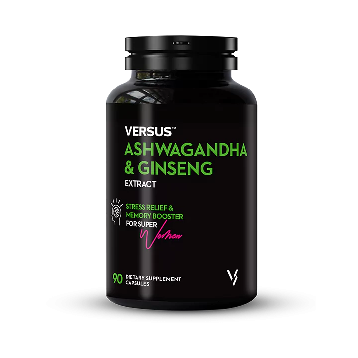 Versus Ashwagandha and Ginseng Extract 90 Capsules