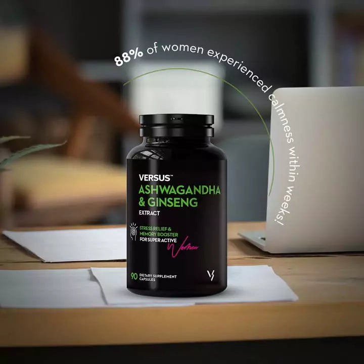 Versus Ashwagandha and Ginseng Extract 90 Capsules