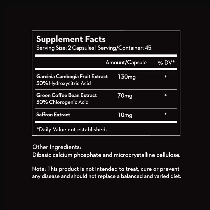 Versus Garcinia & Green Coffee Extract 90 Capsules