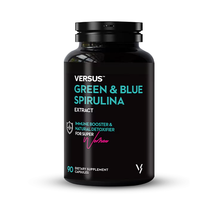 Versus Green & Blue Spirulina Extract 90 Capsules