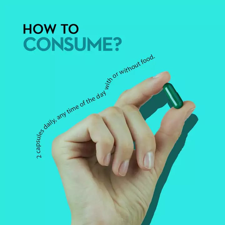 Versus Green & Blue Spirulina Extract 90 Capsules