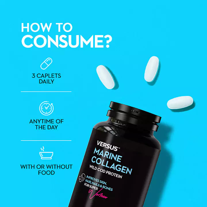 Versus Marine Collagen Wild Cod Protein 90 Capsules