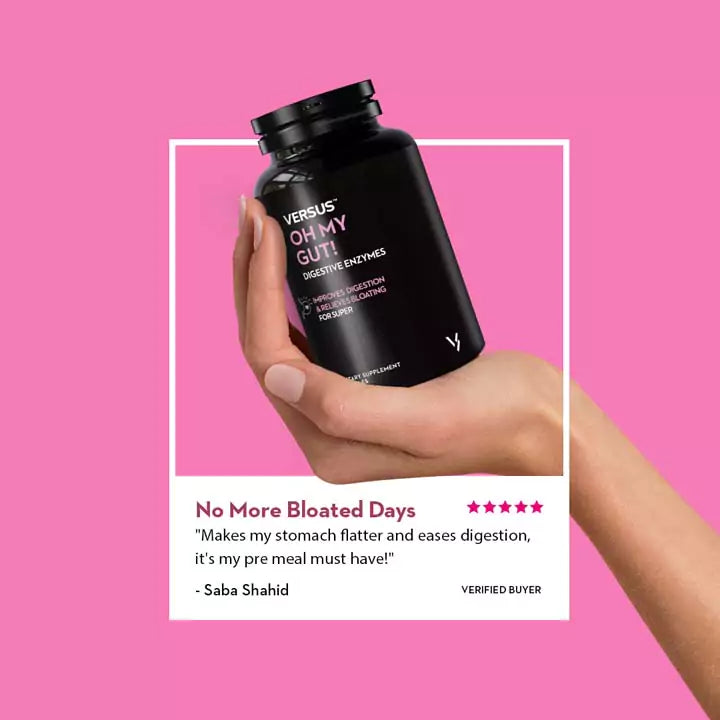 Versus OH MY GUT Digestive Enzymes 90 Capsules