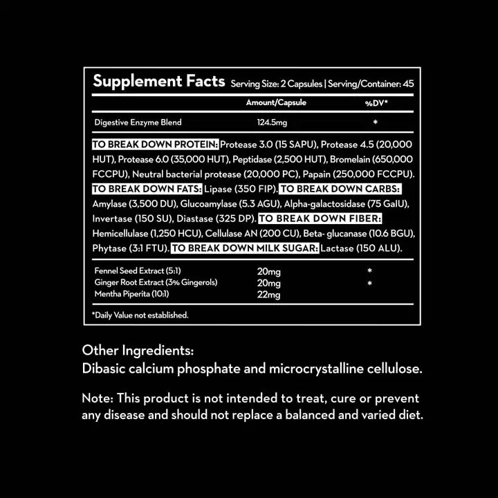 Versus OH MY GUT Digestive Enzymes 90 Capsules