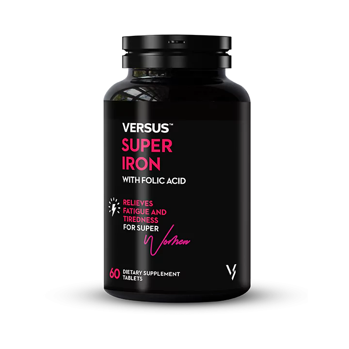 Versus Super Iron with Folic Acid 60 Tablets