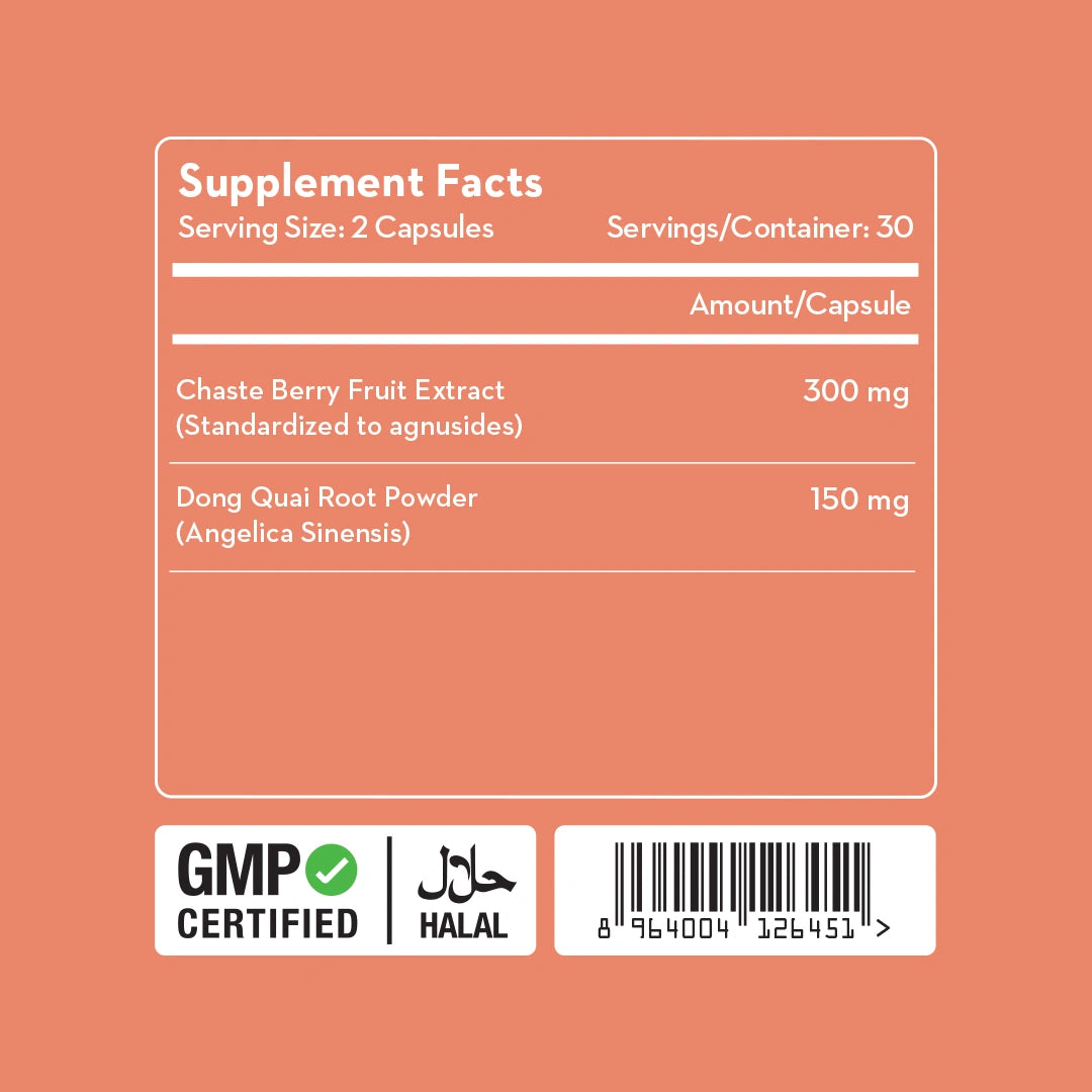 Versus Perfect Harmony Chaste Berry Extract 60 Capsules