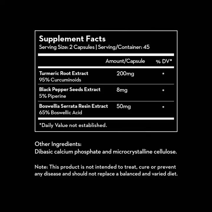 Versus Turmeric and Black Pepper Extract 90 Capsules