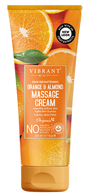 Vibrant Beauty Almond & Orange Massage Cream 200 ML