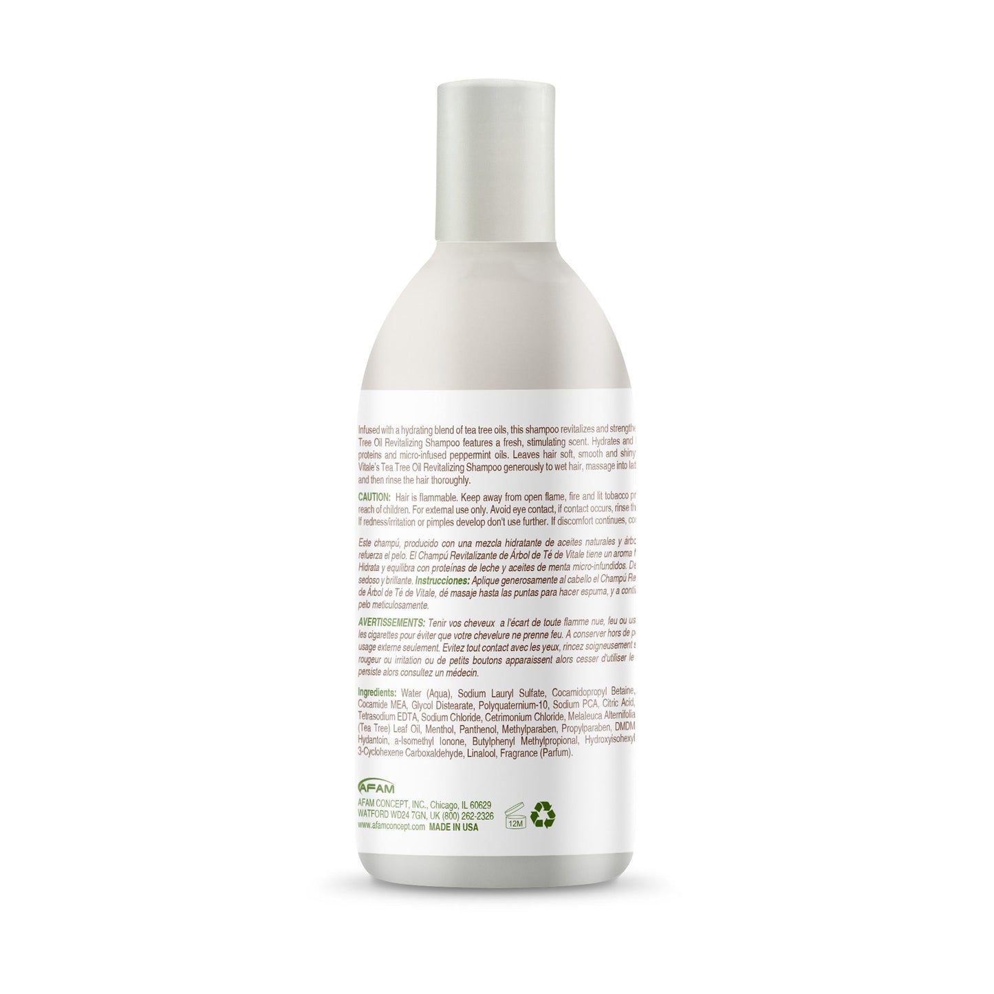 Vitale Tea Tree Oil Revitalizing Shampoo 355 ML