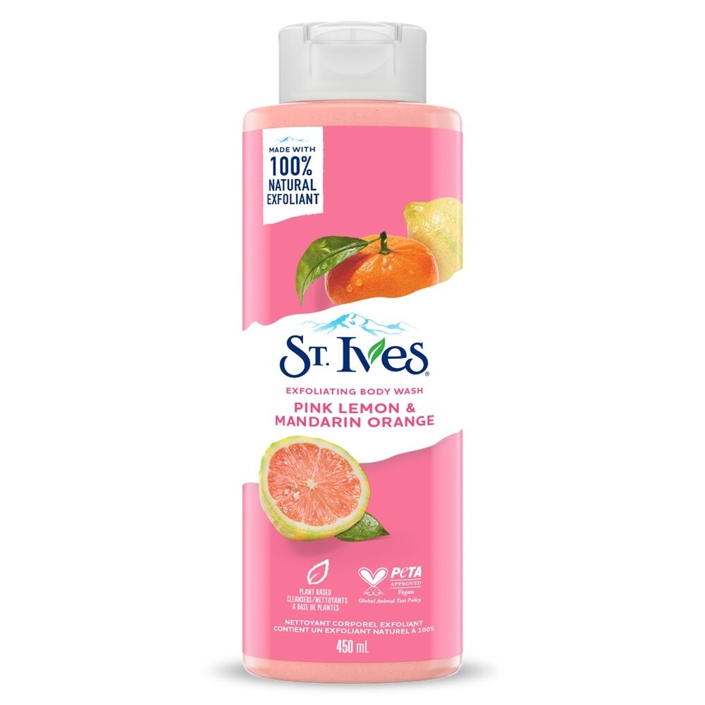 St. Ives Exfoliating Pink Lemon & Mandarin Orange Body Wash 450 ML