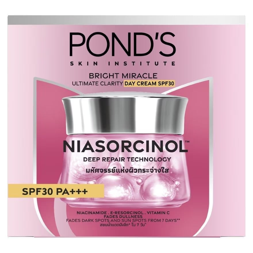 Pond's Bright Miracle Ultimate Clarity Day Cream SPF30 PA+++ Niasorcinol 45 GM