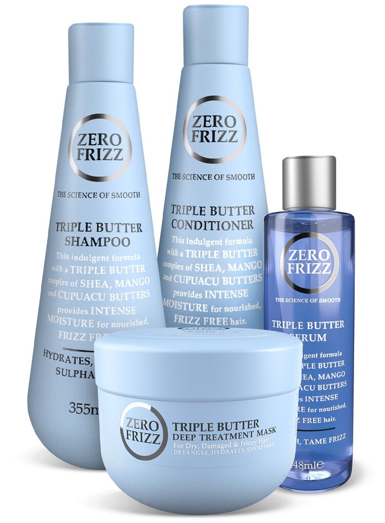 Schwarzkopf Zero Frizz Triple Butter Hair Care Set