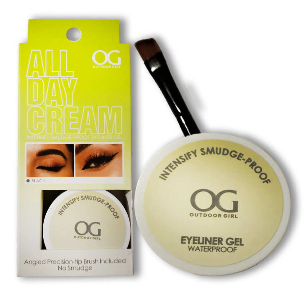 OG All Day Cream Intensify Smudge Proof Black Eyeliner Gel 4 GM