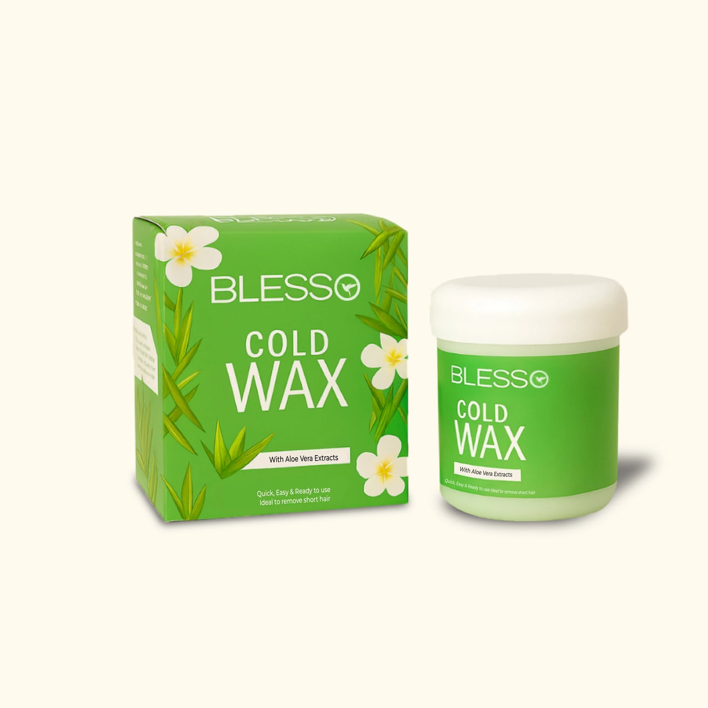 Blesso Cold Wax with Aloe Vera Extract 125 GM