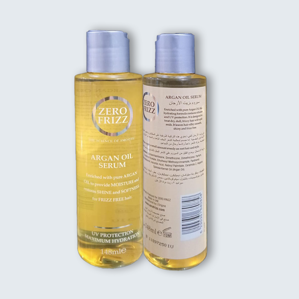 Schwarzkopf Zero Frizz Argan Oil Hair Serum 148 ML