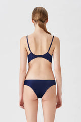 BLS Breathable Wired And Light Padded Bra Blue